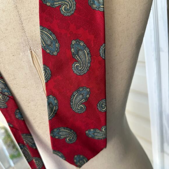 Lot of 5 Vintage 100% Silk Ties: Guy Laroche Polo Ralph Lauren, Alexander Julian - Picture 2 of 16